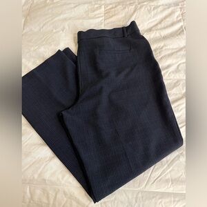 Dress slacks - black and blue‎ plaid.